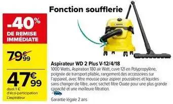 Wd - aspirateur 2 plus v-12/4/18