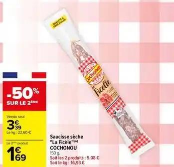 Cochonou - saucisson seche la ficele