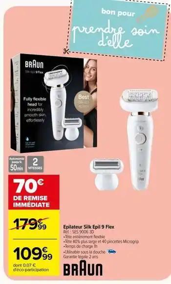 Braun - epilateur silk epil 9 flex