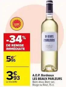 Les beaux parleurs - a.o.p. bordeaux