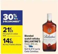 Ballantine's - blended scotch whisky