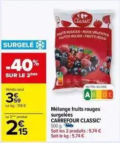 Promotion Exclusives de Fruits surgelées : Découvrez l'Offre incontournable