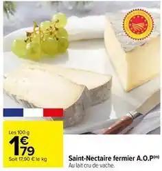 Saint nectaire fermier a.o.p