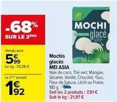 Mei asia - mochis glacés