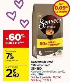 Senseo - dosettes de café maxi format