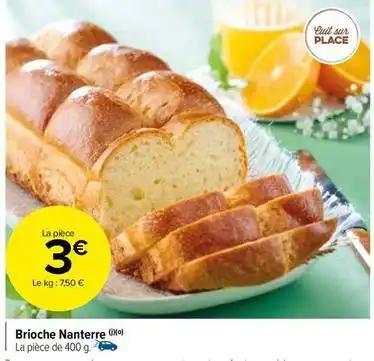 Brioche nanterre