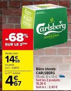 Carlsberg - bière blonde