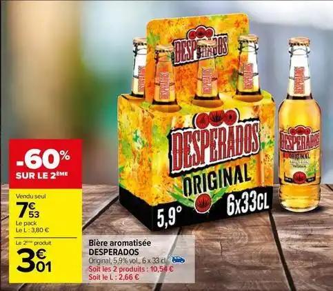 Desperados - bière aromatisée