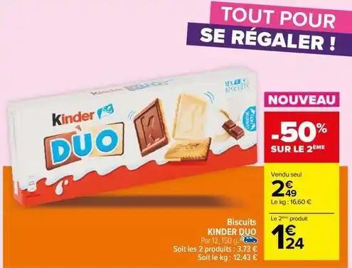 Kinder - biscuits duo