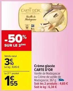 Carte d'or - crème glacée