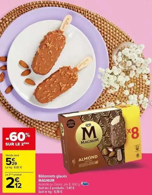 Magnum - bâtonnets glacés