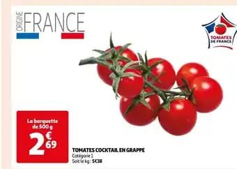 TOMATES COCKTAIL EN GRAPPE