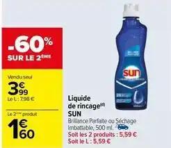 Sun - liquide de rincage