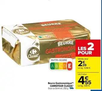 Carrefour - beurre gastronomique classic'