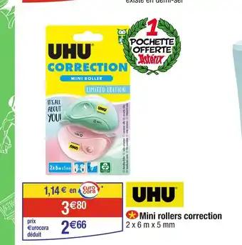 UHU Mini rollers correction