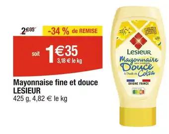 LESIEUR Mayonnaise fine et douce