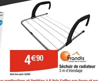 Frandis Séchoir de radiateur