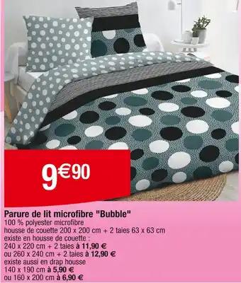 Parure de lit microfibre Bubble