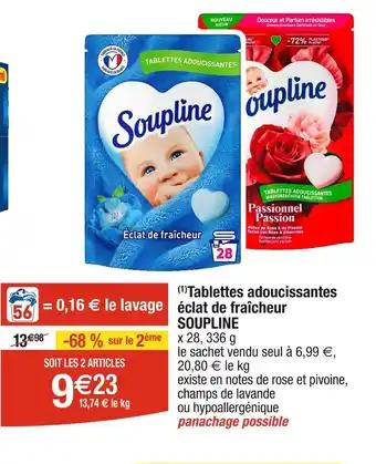 SOUPLINE (1)Tablettes adoucissantes éclat de fraîcheur