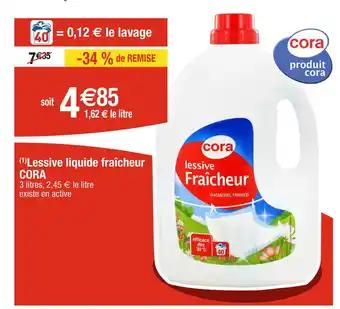 CORA Lessive liquide fraîcheur (1)