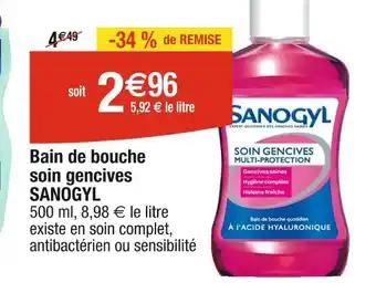 SANOGYL Bain de bouche soin gencives