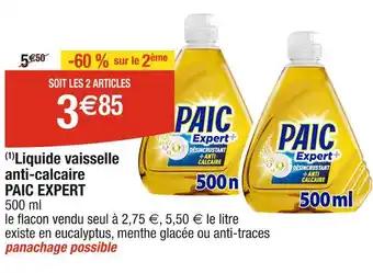 PAIC EXPERT Liquide vaisselle anti-calcaire (1)