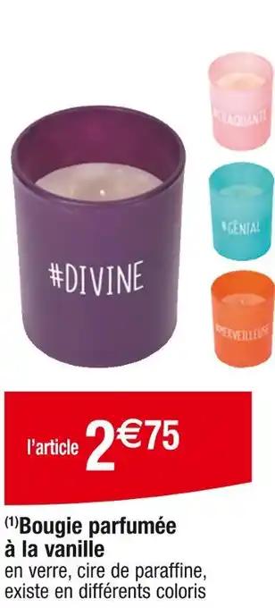 Bougie parfumée à la vanille (1)