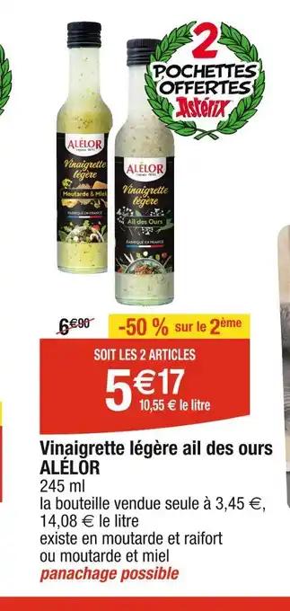 ALÉLOR Vinaigrette légère ail des ours