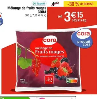 CORA Mélange de fruits rouges