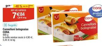 Promotion Exclusives de Cannelloni bolognaise : Découvrez l'Offre incontournable
