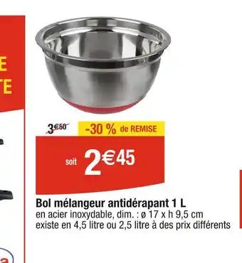 Bol mélangeur antidérapant 1 L