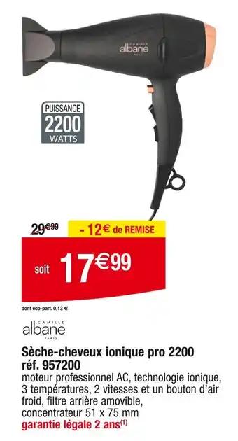 Camille Albane Sèche-cheveux ionique pro 2200