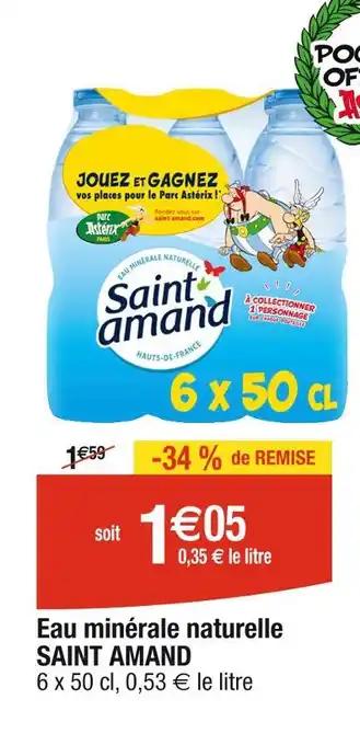 SAINT AMAND Eau minérale naturelle