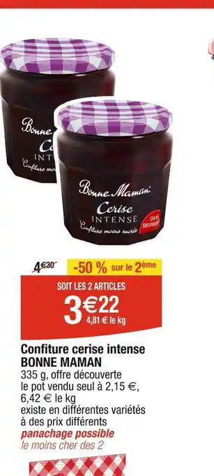BONNE MAMAN Confiture cerise intense