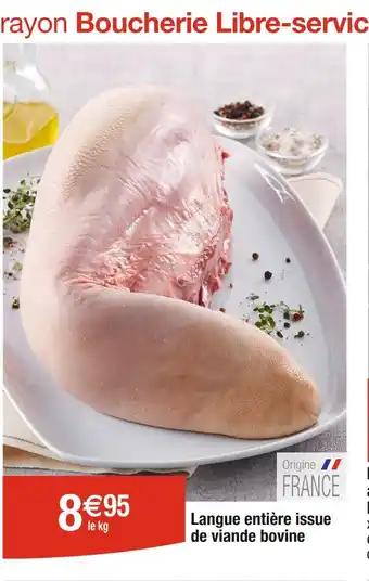 MAÎTRE JACQUES Langue entière issue de viande bovine