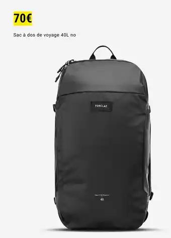 Sac à dos de voyage 40L no