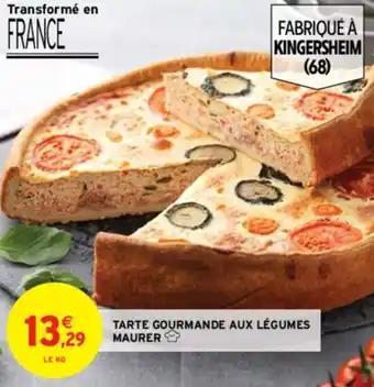 TARTE GOURMANDE AUX LÉGUMES MAURER