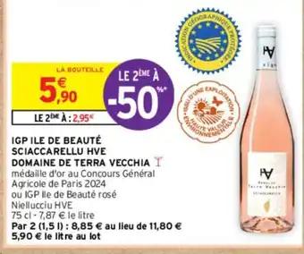 IGP ILE DE BEAUTÉ SCIACCARELLU HVE DOMAINE DE TERRA VECCHIA