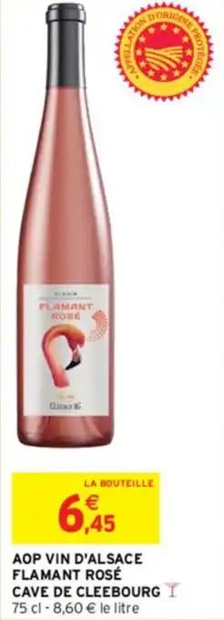 AOP VIN D'ALSACE FLAMANT ROSÉ CAVE DE CLEEBOURG