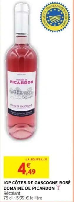 IGP CÔTES DE GASCOGNE ROSÉ DOMAINE DE PICARDON Y Récolant