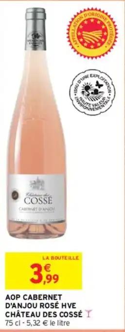 AOP CABERNET D'ANJOU ROSÉ HVE CHÂTEAU DES COSSÉ Y