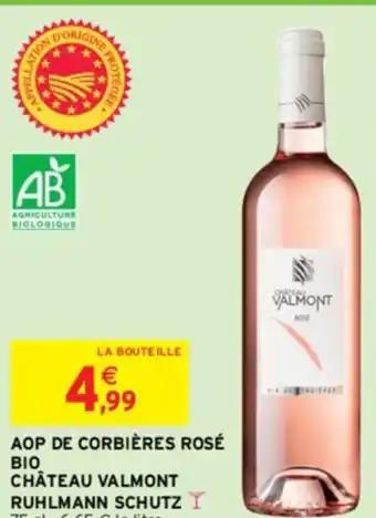AOP DE CORBIÈRES ROSÉ BIO CHÂTEAU VALMONT RUHLMANN SCHUTZ I 75 cl