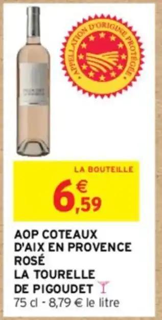 AOP COTEAUX D'AIX EN PROVENCE ROSÉ LA TOURELLE DE PIGOUDETY