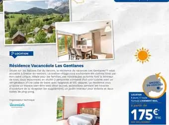 Tous - residence vacanceole les gentianes