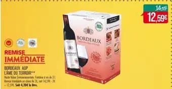 L’ÂME DU TERROIR BORDEAUX AOP