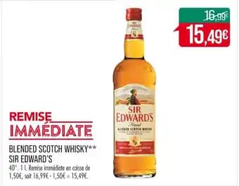 SIR EDWARD’S BLENDED SCOTCH WHISKY