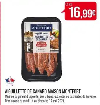 MAISON MONTFORT AIGUILLETTE DE CANARD