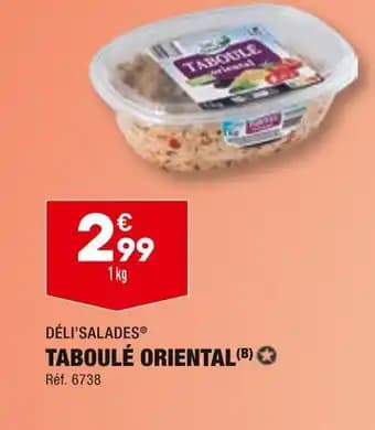 DÉLI’SALADES TABOULÉ ORIENTAL
