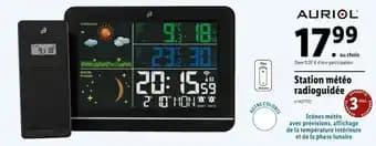 AURIOL Station météo radioguidée