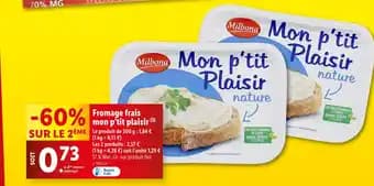 Milbona Fromage frais mon p’tit plaisir